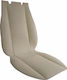 Coverstyle Car Seat Cushion Set 2pcs Leatherette Beige