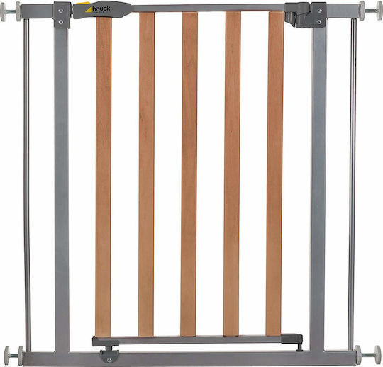 Hauck Foldable Security Door Simple Placement made of Wood in Beige Color 89x89cm 1pcs