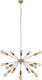 Nowodvorski Rod Pendant Chandelier for 15 Bulbs E27 Gold