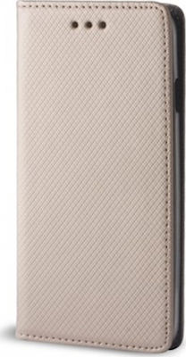 Senso Magnet Synthetic Leather Book Gold (Redmi 8)