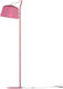 Alphab2b Stehleuchte H134xW30cm mit Fassung für E27 Lampe in Rosa Farbe