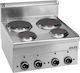 MBM Minima 600 E46 Ηλεκτρική Εστία Τετραπλή 8.2kW 60x60x27cm