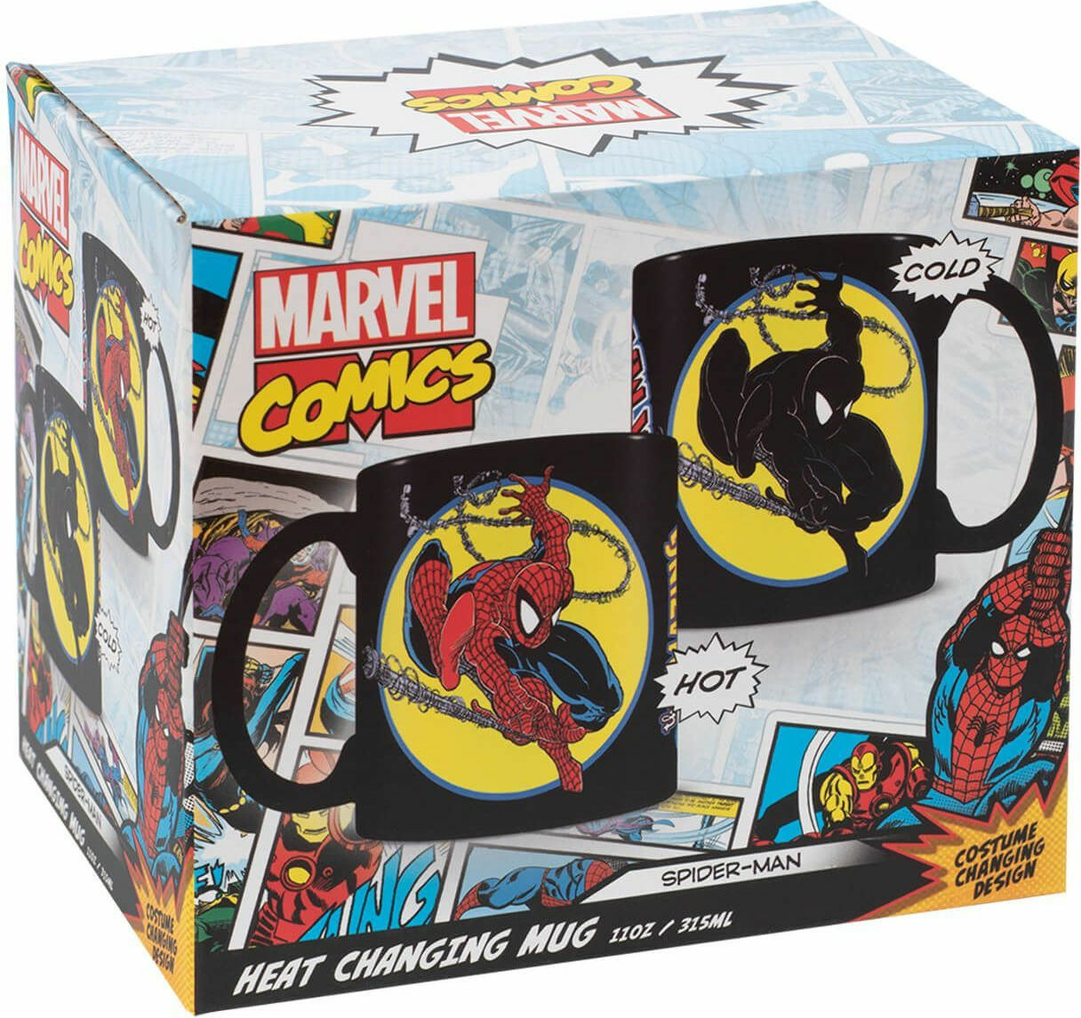 Set Tazze Spider-Man Miles Morales - Design Web Glitch Nero/Rosso/Bianco - Foto 5