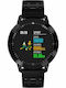 DAS.4 SG05 Stainless Steel Smartwatch with Heart Rate Monitor (Black)