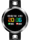 DAS.4 SL18 Edelstahl 40mm Smartwatch mit Pulsmesser (Schwarz)