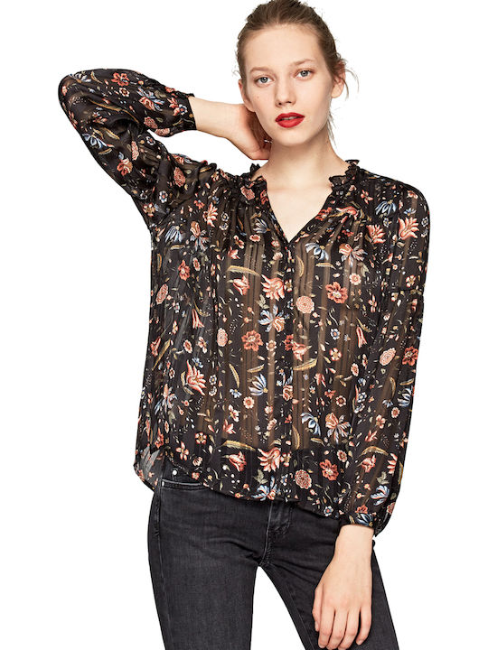 Pepe Jeans Freya Women's Floral Long Sleeve Shirt