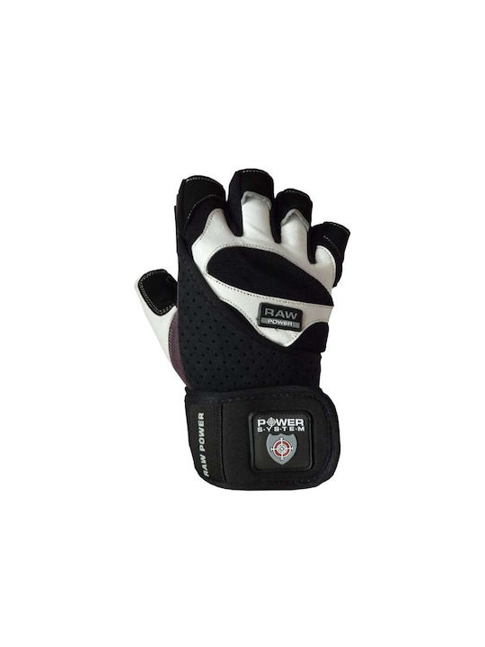 Power System Raw Power PS-2850 Men's Gym Gloves Black/White 204285031