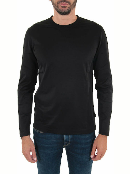 Hugo Boss Pima Men's Long Sleeve Blouse Black