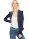 Vero Moda Julia Damen Mittellang Blazer Marineblau