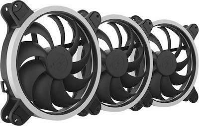 SilentiumPC Corona HP RGB 140mm 3-Pin / 4-Pin PWM Case Fan 3-pack