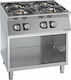 Giorik Natural Gas Cooktop Quadruple 32kW 80x80x90cm