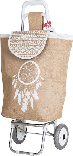 Tesatura Coș de cumpărături popular Bej