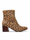 Toms Emmy Leder Damen Knöchelstiefel Desert Tan Leopard