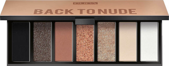 Pupa Makeup Stories Compact Palette mit Gepressten Lidschatten in Beige Farbe 13.3gr