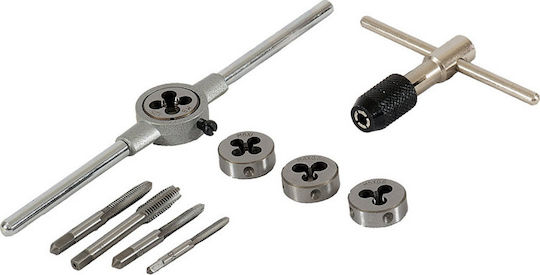 Suki Set of Taper and Die with Tap Wrench 10pcs 1800866