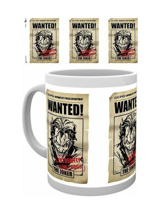 GB eye Joker Wanted Mug Ceramic Cup Beige