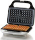 Domo Waffle Maker XL DO9133W Βαφλιέρα για Ορθογώνιες Βάφλες 2 Θέσεων 900W