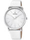 Festina Boyfriend Women's Watch with Silver Leather Strap