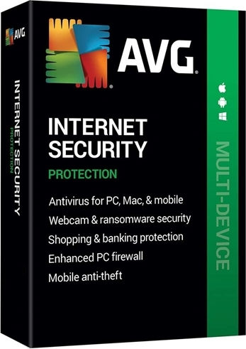 AVG Internet Security 2020 for 1 Device and 2 Years of Use (Electronic License)