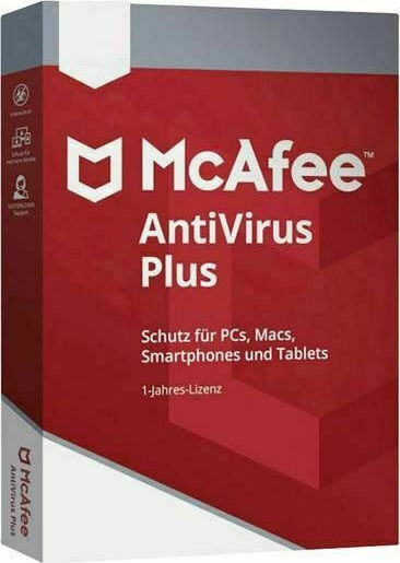 McAfee Antivirus Plus 2020 for 3 Devices and 1 Year of Use (Electronic License)