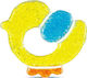 Kidsme Bird Teething Ring with Water Silicone for 3 m+