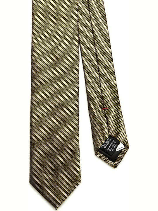 Hugo Boss Ανδρική Γραβάτα σε Χρυσό Χρώμα