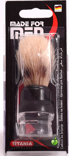 Titania Natural Bristle Shaving Brush Black with Boar Bristle