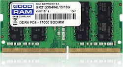 GoodRAM 16GB DDR4 RAM με Ταχύτητα 2666 για Laptop