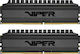 Patriot Viper 4 Blackout 16GB DDR4 RAM mit 2 Modulen (2x8GB) und Geschwindigkeit 3200 für Schreibtisch