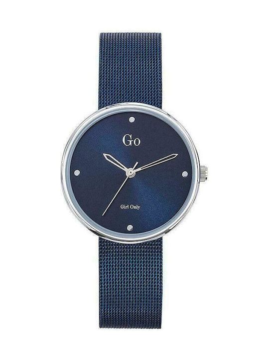 Go Girl Only Girl Only Womens Watch 34mm Battery with Blue Stainless Steel Strap