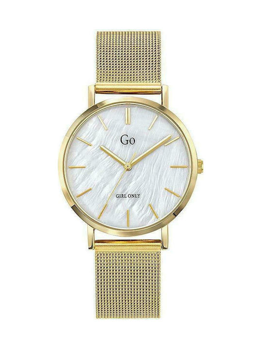 Go Girl Only Girl Only Uhr mit Gold Metallarmband