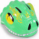 Byox Dino Kids' Helmet for City Bike Green with LED Light