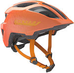 Scott Spunto Fire Kids' Helmet for City Bike Orange with LED Light