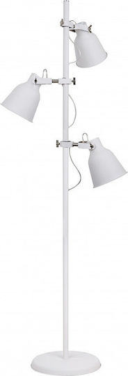 Fan Europe Legend Vintage Floor Lamp H166xW50cm. with Socket for Bulb E27 White