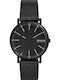 Skagen Signatur Men's Watch 40mm Battery with Black Metal Bracelet
