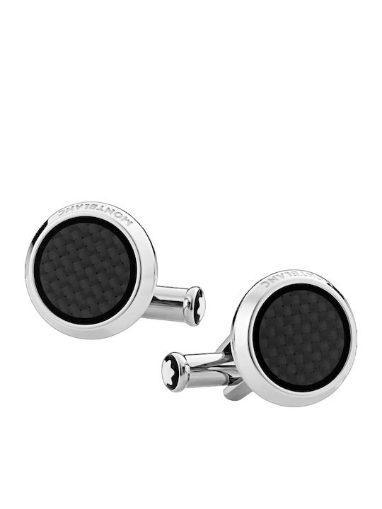 Mont Blanc Extreme 2.0 Cufflink from Steel In Black Colour