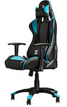 Serioux Torin Artificial Leather Gaming Chair with Adjustable Arms Black / Blue