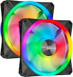 Corsair iCUE QL140 RGB 4-Pin PWM Case Fan 2-pack