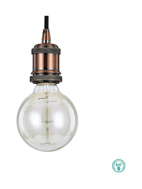 Ideal Lux Frida SP1 Pendant Lamp E27 Bronze