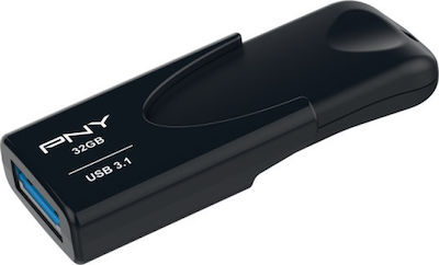 PNY Attaché 4 32GB USB 3.1 Stick Schwarz