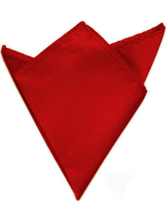 Handmade Satin Pocket Square Wine Red