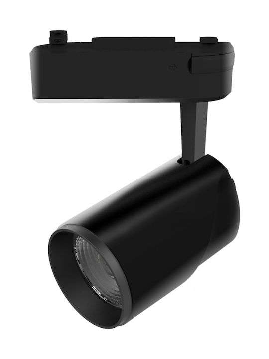 Elvhx Single LED Cool White Spot in Black Color