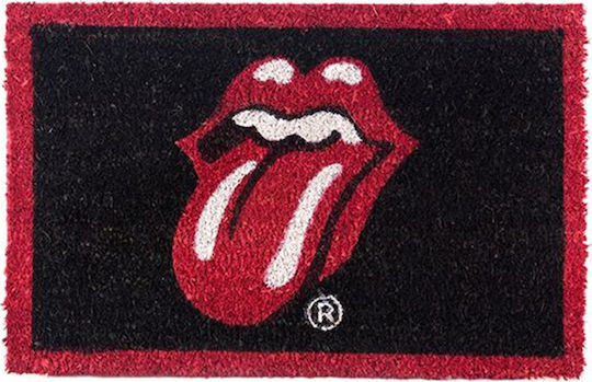 PCMerch Covoraș De Intrare Covor Rolling Stones Negru-Roșu 40x60cm Negru-Roșu