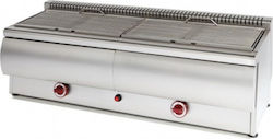 Vrettos Artemis C3 Grill LPG Wasser 14kW mit Abmessungen 120x42x34cm