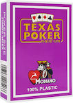 Modiano Texas Poker 2 Jumbo Playing Cards Plastic for Poker Purple