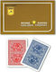 Modiano Ramino Golden Trophy Set Plastic Card Deck Red/Blue 2pcs