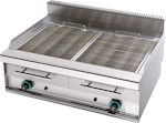 Sergas WG2 Grill LPG Wasser 18kW mit Abmessungen 87x65x32cm