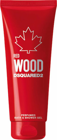 Dsquared2 Red Wood Αφρόλουτρο σε Gel & Άρωμα Ξυλώδη 200ml