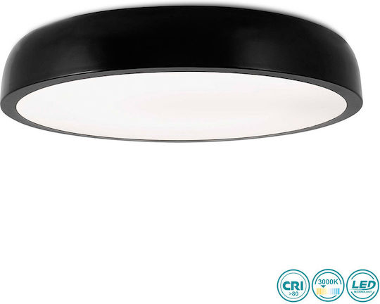 Faro Barcelona Cocotte Deckenleuchte 43cm Schwarz mit Integrierter LED