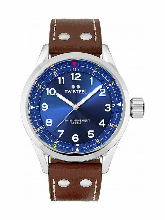 TW Steel Volante Ανδρικό Ρολόι 45mm Μπαταρίας μ...